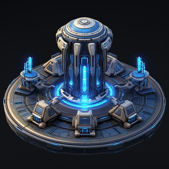 aijessy_isometric_protoss_base_from_starcraft_Existing Game Styles