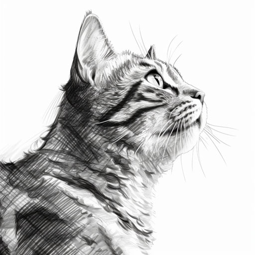 Cat Life Drawing