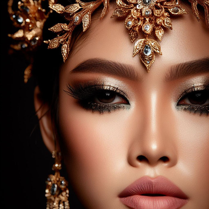 Close-up photo of a Thai woman