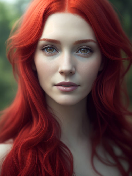 DreamShaper_v5_Create_a_portrait_redhaired_woman_0