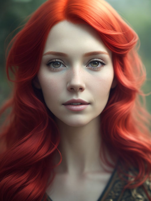 DreamShaper_v5_Create_a_portrait_redhaired_woman_0