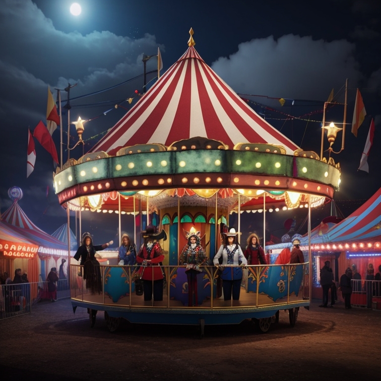 DreamShaper_v5_Haunted_Carnival_Create_an_eerie_carnival_scene_0