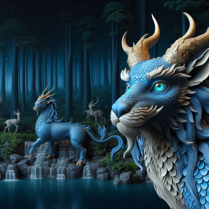 Kirin is a Himmapan animal with the head of a Chinese Kirin