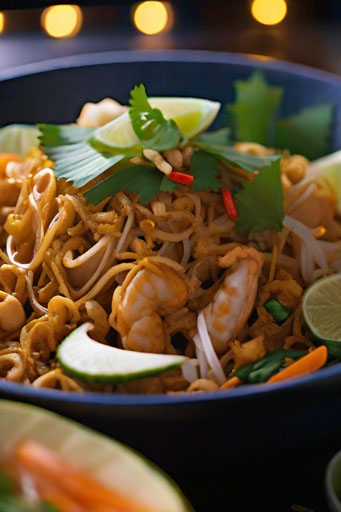 Pad Thai, closeup