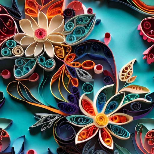 Arabesque paper quilling