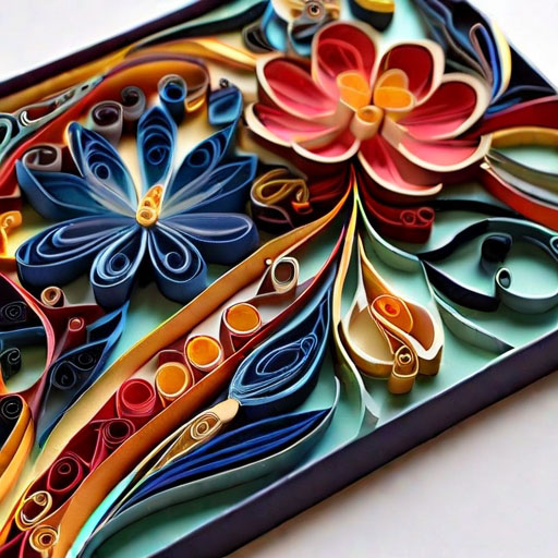 Arabesque paper quilling