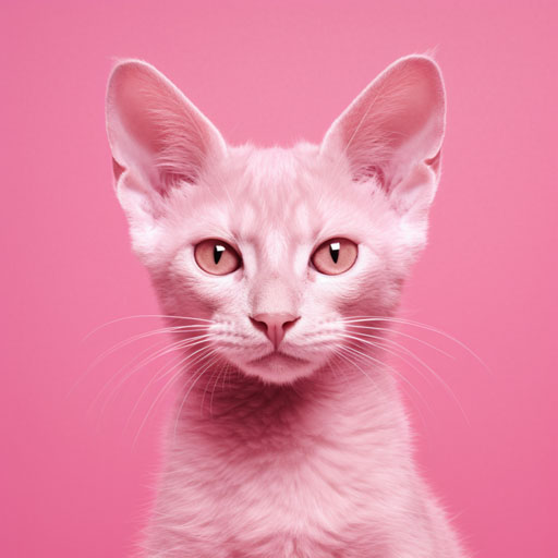 Millennial Pink cat