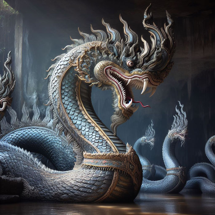 Nagas are serpent-like beings1