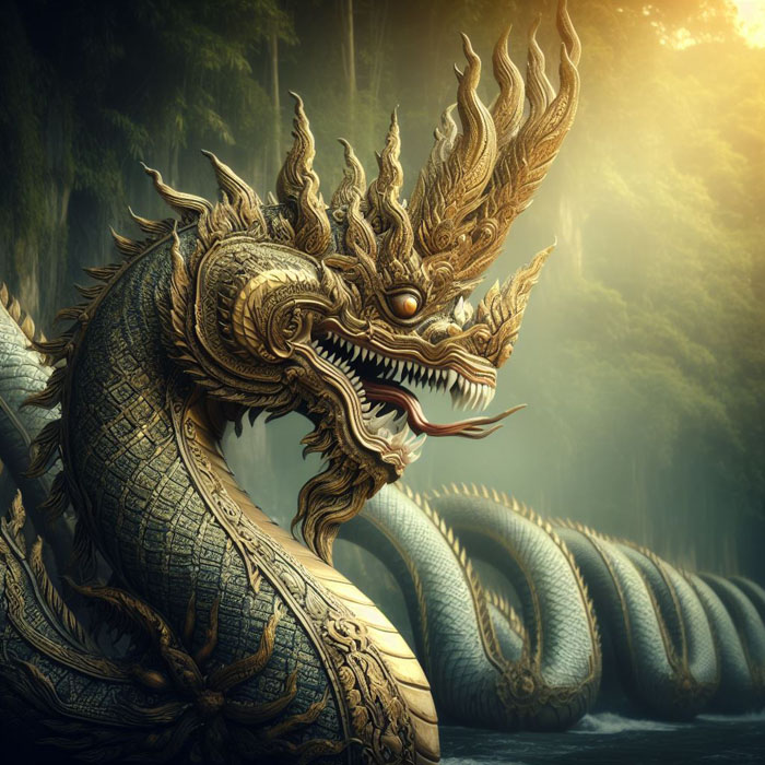 Nagas are serpent-like beings