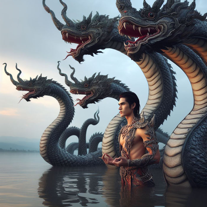 Nagas are serpent-like beings1