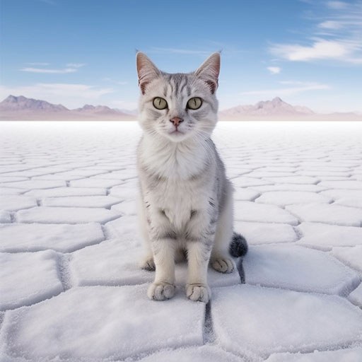 Salt Flat Cat