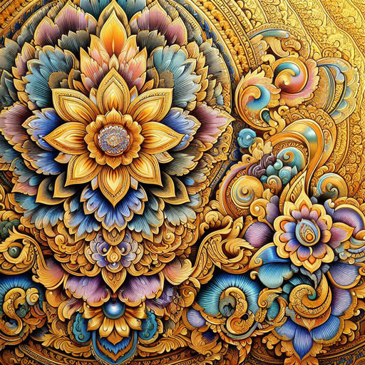 Thai pattern art