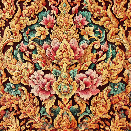 Thai pattern art