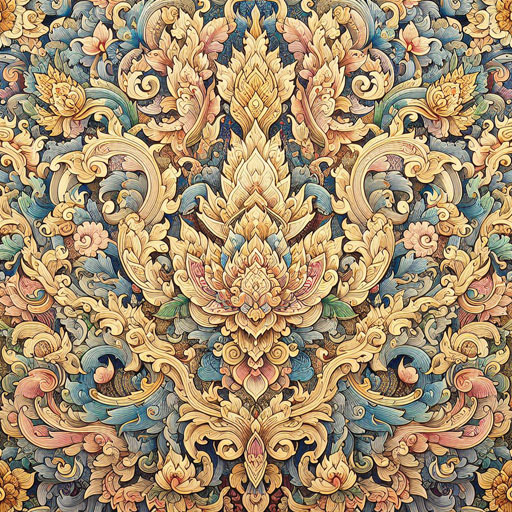 Thai pattern art