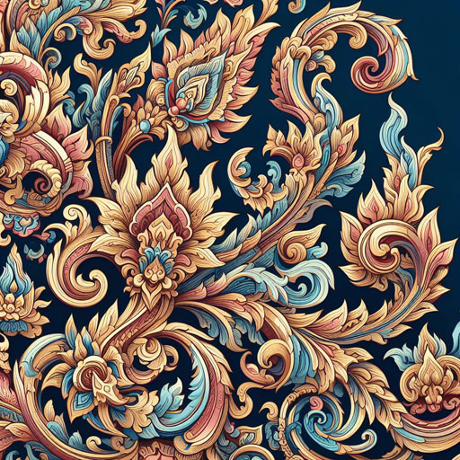 Thai pattern art