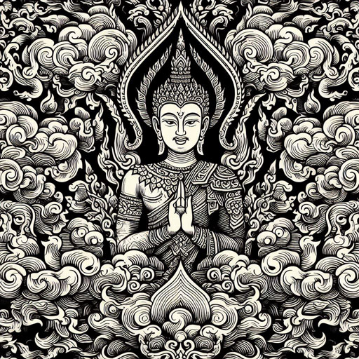 Thai pattern art