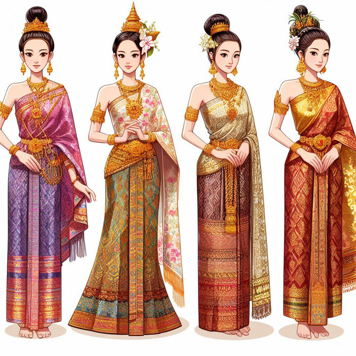 Traditional Attire Traditional Thai 