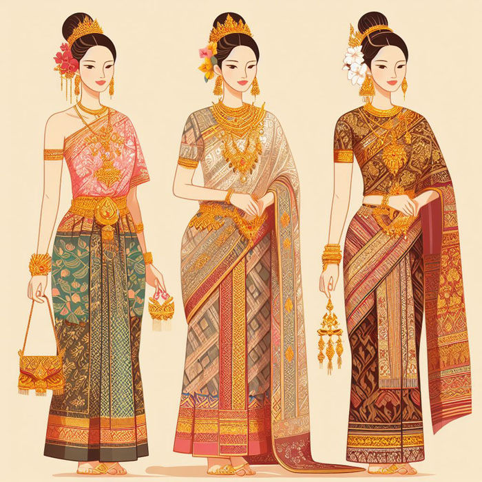 Traditional Attire Traditional Thai 