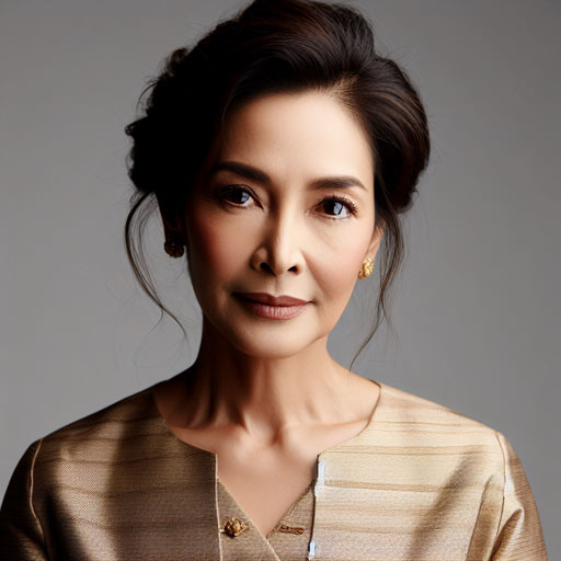 portrait of a mature Thai woman