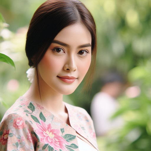 portrait of a mature Thai woman