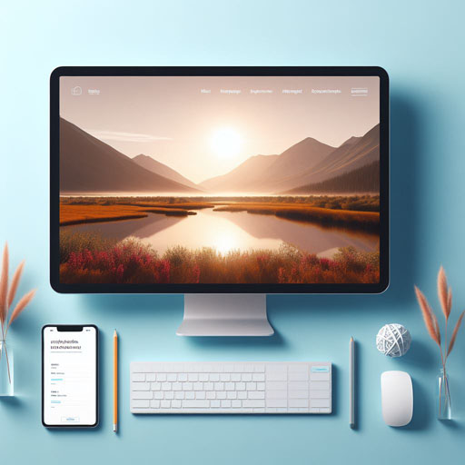 web design mockup