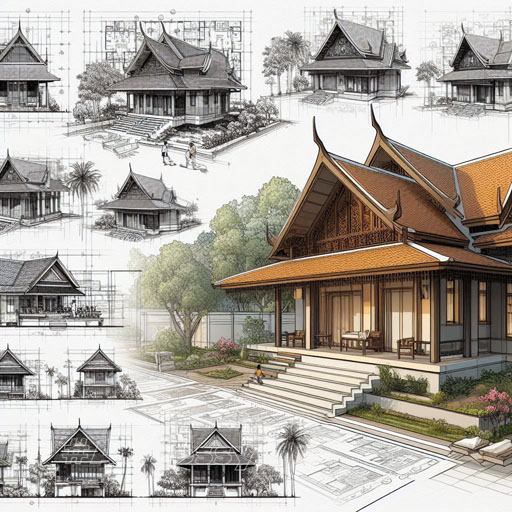 Design traditional Thai house