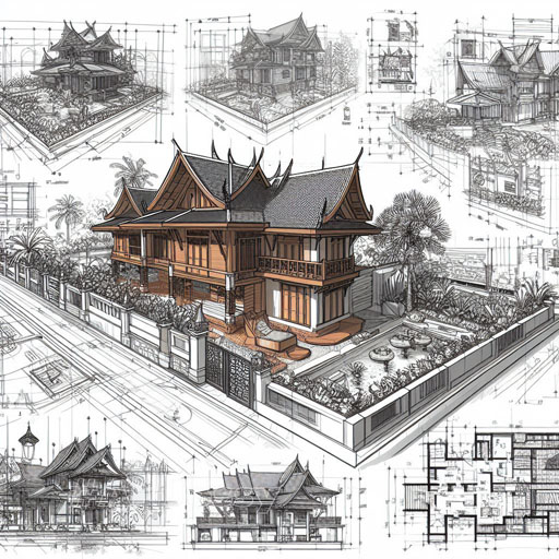 Design traditional Thai house