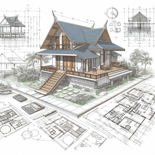 Design traditional Thai house