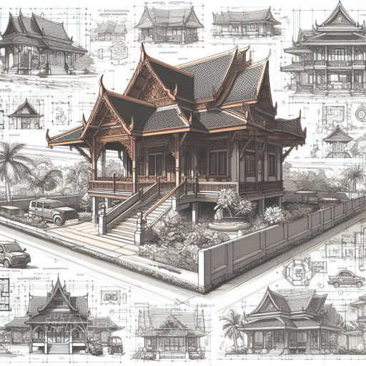 Design traditional Thai house