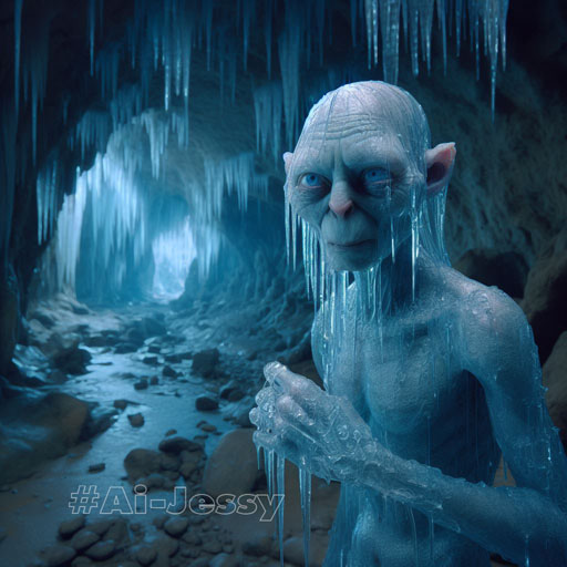 Gollum with Glacial Appearance 