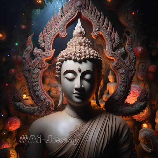 artistry of Thai Buddhist full body culture