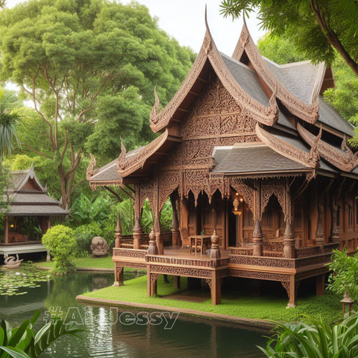 Ancient Thai style house