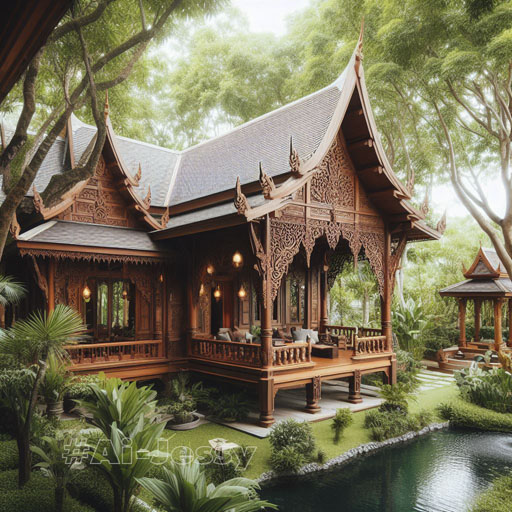 Ancient Thai style house